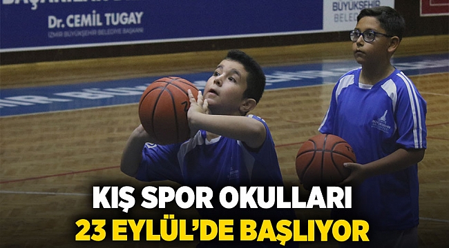 Kış spor okulları 23 Eylül’de başlıyor