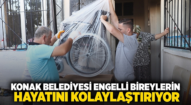 Konak Belediyesi engelli bireylerin hayatını kolaylaştırıyor