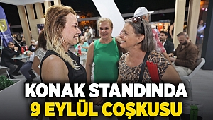 Konak standında 9 Eylül coşkusu