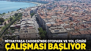 Mithatpaşa Caddesi’nde otopark ve yol çizgisi çalışması başlıyor