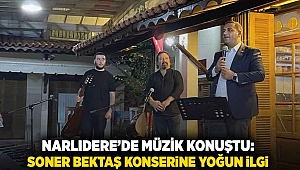 NARLIDERE’DE MÜZİK KONUŞTU: SONER BEKTAŞ KONSERİNE YOĞUN İLGİ