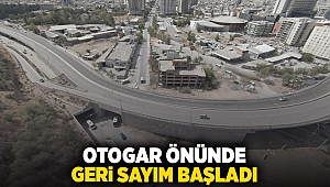 Otogar önünde geri sayım başladı