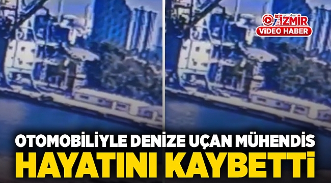 Otomobiliyle denize uçan mühendis hayatını kaybetti