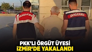 PKK'lı örgüt üyesi İzmir'de yakalandı