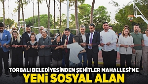 Torbalı Belediyesi'nden Şehitler Mahallesi'ne Yeni Sosyal Alan