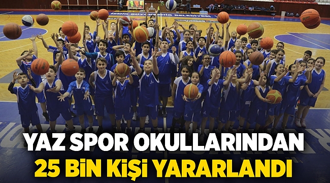 Yaz spor okullarından 25 bin kişi yararlandı