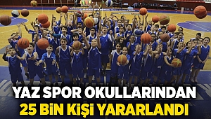 Yaz spor okullarından 25 bin kişi yararlandı