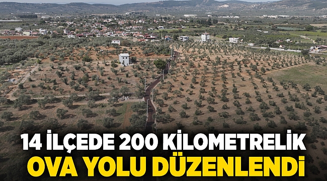 14 ilçede 200 kilometrelik ova yolu düzenlendi