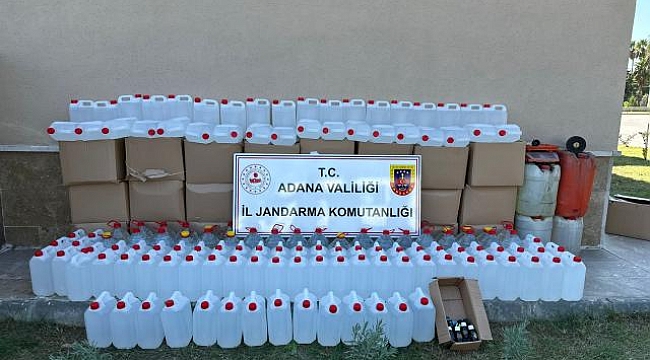 1475 litre kaçak içki ele geçirildi