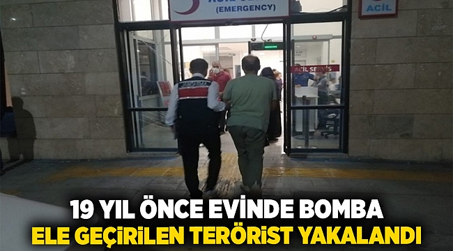 19 yıl önce evinde bomba ele geçirilen terörist yakalandı