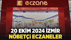 20 Ekim 2024 İzmir nöbetçi eczaneler