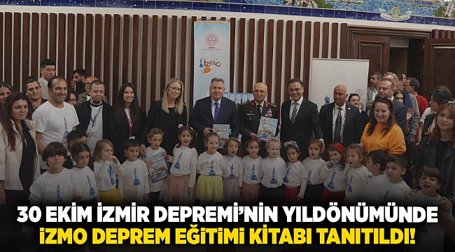 30 Ekim İzmir Depremi’nin yıldönümünde iZMO Deprem Eğitimi Kitabı Tanıtıldı!