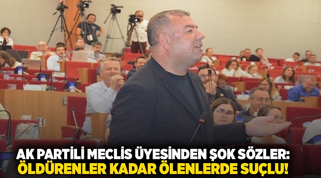 AK Partili Meclis üyesinden şok sözler: öldürenler kadar ölenlerde suçlu!