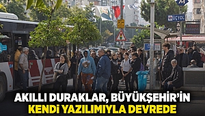 Akıllı duraklar, Büyükşehir’in kendi yazılımıyla devrede