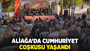 Aliağa’da Cumhuriyet coşkusu yaşandı