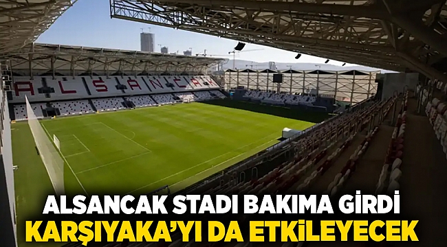 Alsancak stadı bakıma girdi... Karşıyaka'yı da etkileyecek!