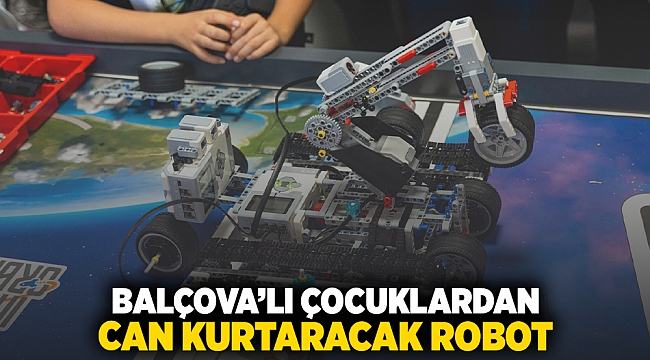 Balçovalı çocuklardan can kurtaracak robot