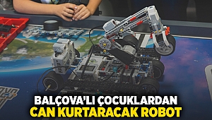 Balçovalı çocuklardan can kurtaracak robot