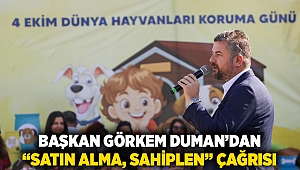 Başkan Görkem Duman’dan “satın alma, sahiplen” çağrısı 