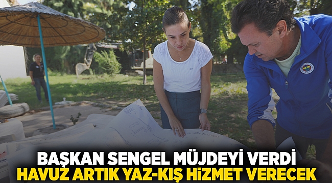 Başkan Sengel müjdeyi verdi: Havuz artık yaz kış hizmet verecek!