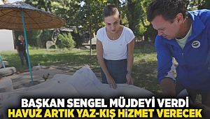 Başkan Sengel müjdeyi verdi: Havuz artık yaz kış hizmet verecek!