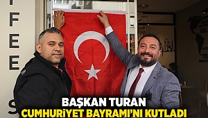 Başkan Turan Cumhuriyet Bayramı’nı kutladı