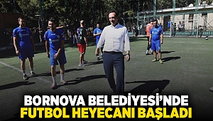 Başlama vuruşu Başkan Eşki’den... Bornova'da futbol heyecanı başladı