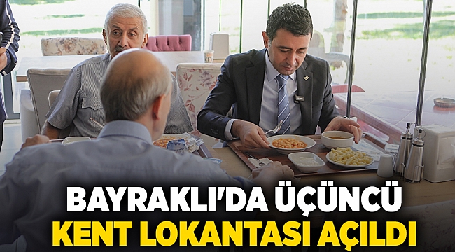 Bayraklı'da üçüncü kent lokantası açıldı