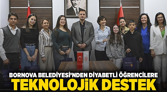 Bornova Belediyesi’nden diyabetli öğrencilere teknolojik destek