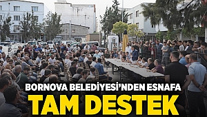 Bornova Belediyesi’nden esnafa tam destek