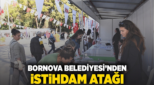 Bornova Belediyesi'nden istihdam atağı