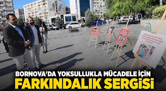 Bornova'da yoksullukla mücadele için farkındalık sergisi