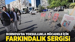 Bornova'da yoksullukla mücadele için farkındalık sergisi