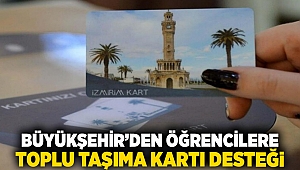 Büyükşehir'den öğrencilere toplu taşıma kartı desteği