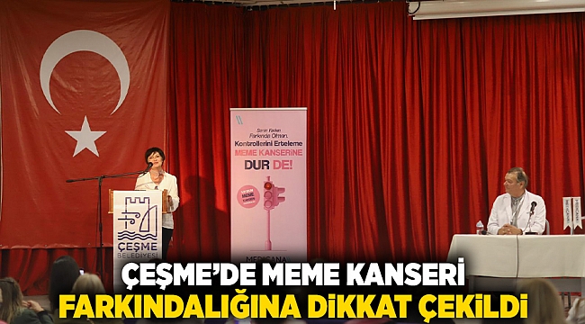 Çeşme’de Meme Kanseri Farkındalığına dikkat çekildi