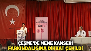 Çeşme’de Meme Kanseri Farkındalığına dikkat çekildi