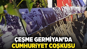 Çeşme Germiyan’da Cumhuriyet coşkusu