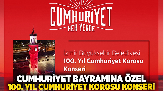 Cumhuriyet Bayramı’na özel 100. Yıl Cumhuriyet Korosu konseri