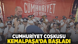 Cumhuriyet coşkusu Kemalpaşa'da başladı