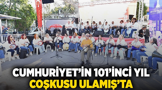 Cumhuriyet’in 101’inci yıl coşkusu Ulamış’ta