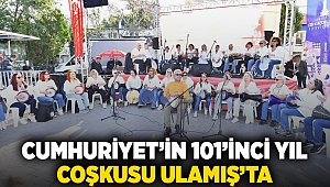 Cumhuriyet’in 101’inci yıl coşkusu Ulamış’ta