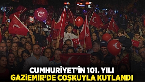 Cumhuriyet’in 101. yılı Gaziemir’de coşkuyla kutlandı