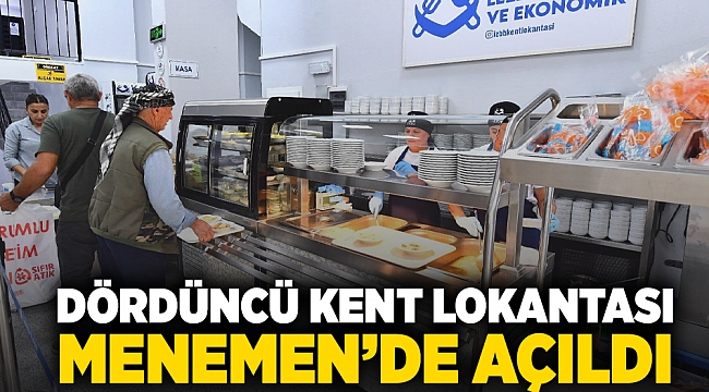 Dördüncü Kent Lokantası Menemen’de açıldı