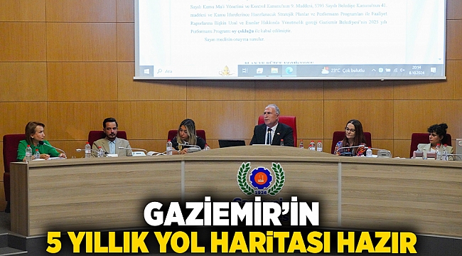 Gaziemir’in 5 yıllık yol haritası hazır