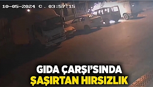 Gıda Çarşısı'nda şaşırtan hırsızlık