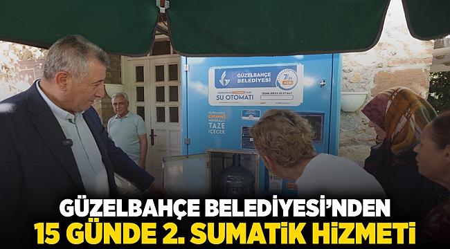 Güzelbahçe Belediyesi’nden 15 günde ikinci SUmatik hizmeti