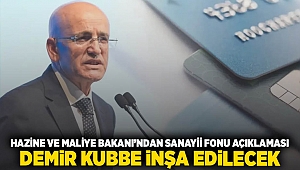 Hazine ve Maliye Bakanı'ndan sanayii fonu açıklaması: Demir kubbe inşa edilecek