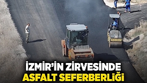 İZBETON ekipleri Bozdağ Kayak Merkezi’nin yolunu yeniledi