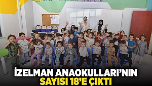 İZELMAN Anaokulları’nın sayısı 18’e çıktı