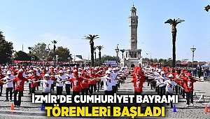 İzmir’de Cumhuriyet Bayramı törenleri başladı